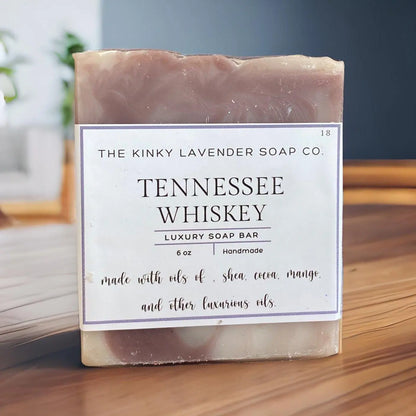 Natural Organic Handcrafted Tennessee Whiskey Soap - Kinky Lavender Soap Co.