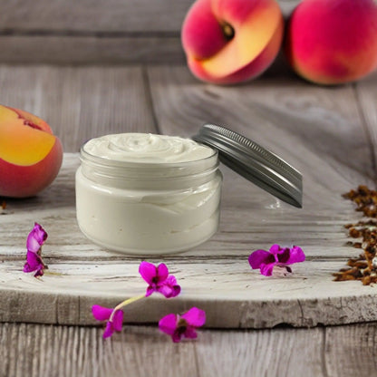 Peach Essence Moisturizing Shea Butter Body Butter 8oz - Kinky Lavender Soap Co.