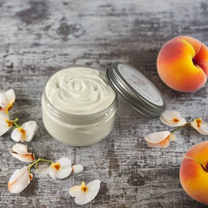 Peach Essence Moisturizing Shea Butter Body Butter 8oz - Kinky Lavender Soap Co.