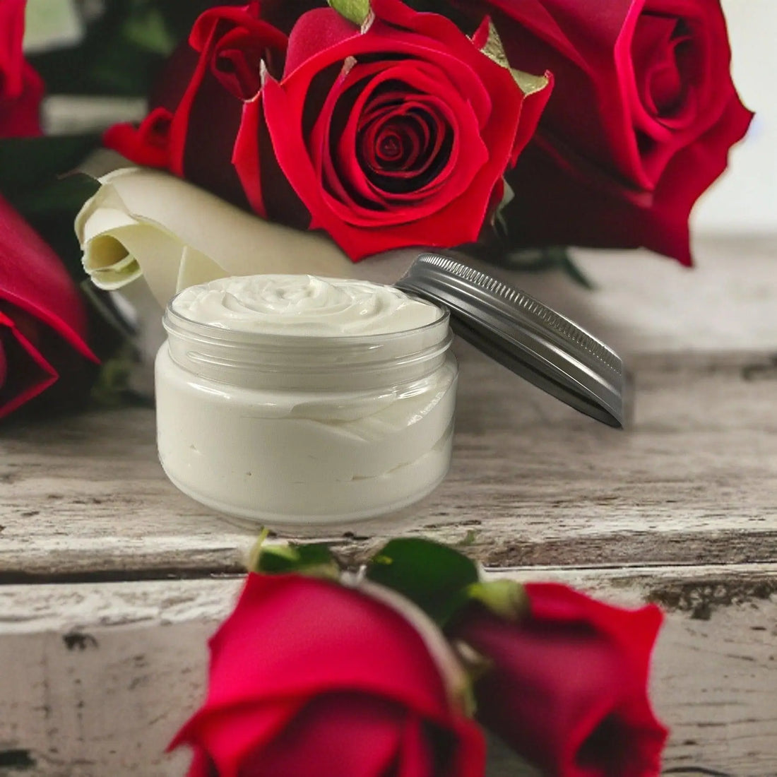 Rose Water Moisturizing Shea Butter Body Butter 8oz - Kinky Lavender Soap Co.