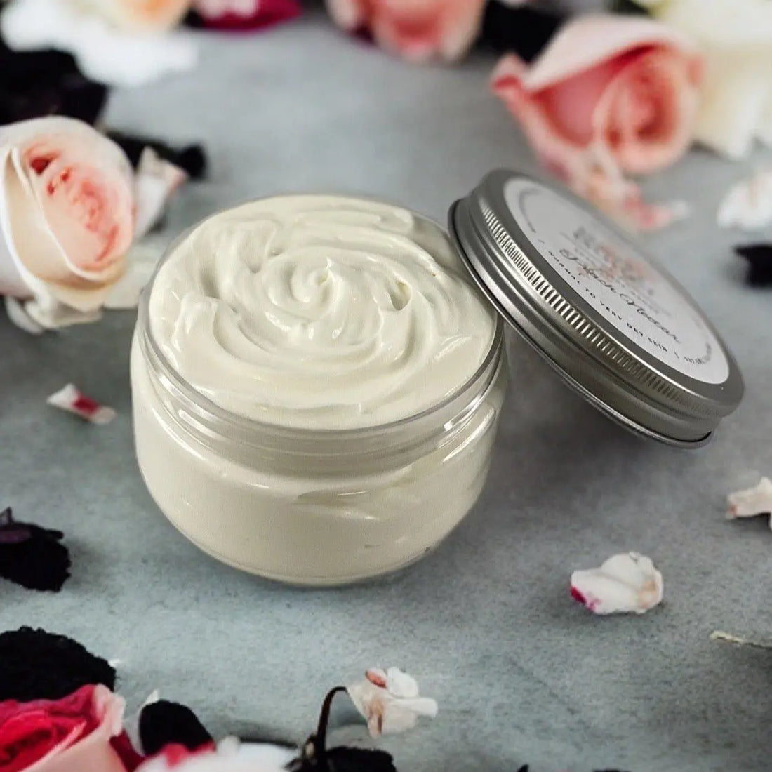 Sandalwood Rose Moisturizing Shea Butter Body Butter 8oz - Kinky Lavender Soap Co.