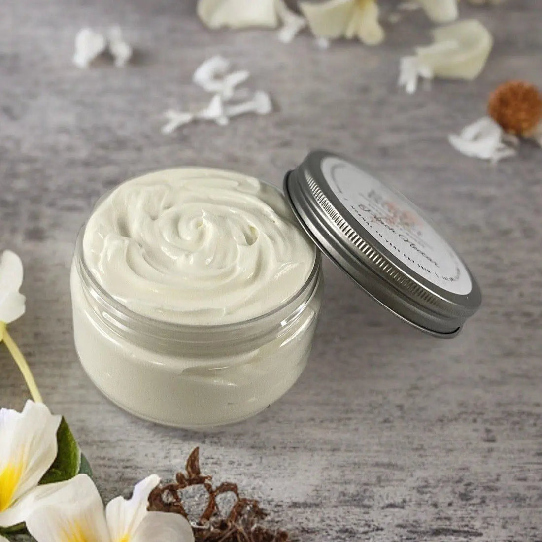 Sandalwood Vanilla Moisturizing Shea Butter Body Butter 8oz - Kinky Lavender Soap Co.