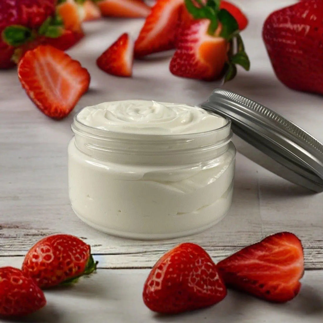 Strawberry Moisturizing Shea Butter Body Butter 8oz - Kinky Lavender Soap Co.